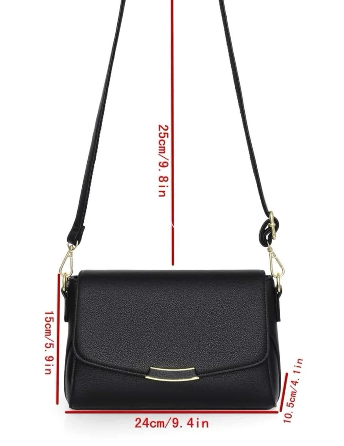 Women’s Beautiful Premium Quality Soft PU Leather Black Shoulder Bag